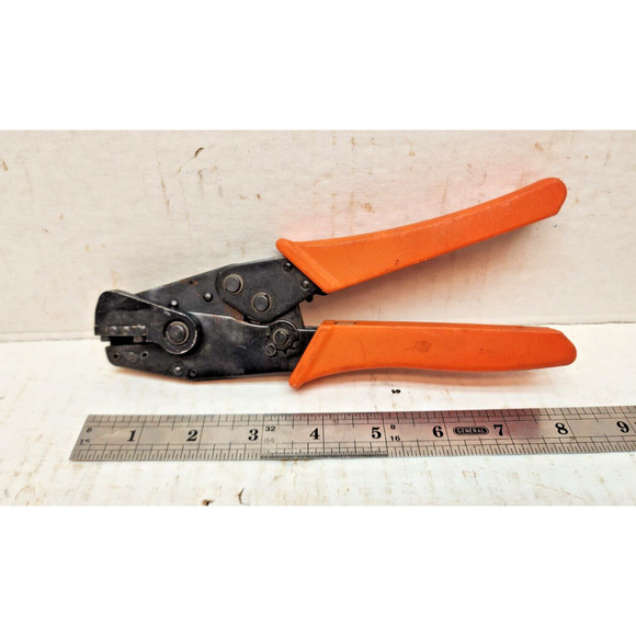 Rare hard to find Thomas & Betts Shure Stake ratchet Manual Crimp Tool - Picture 7 of 7